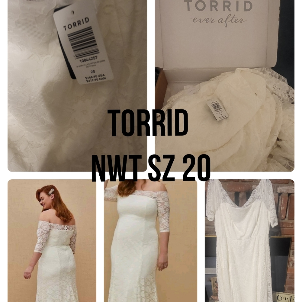 Torrid bridal dress